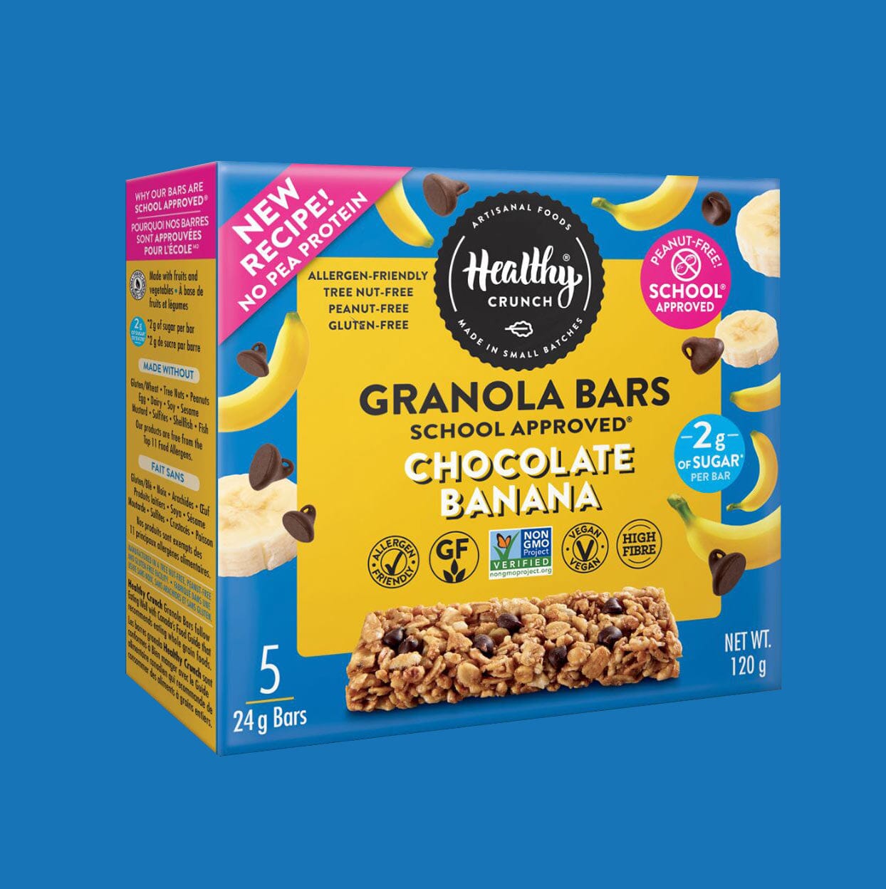 Chocolate Banana Granola Bars