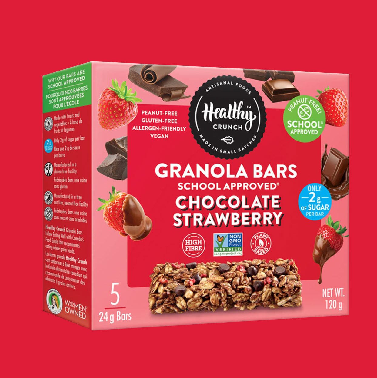 Strawberry Chocolate School Approved® Granola Bars