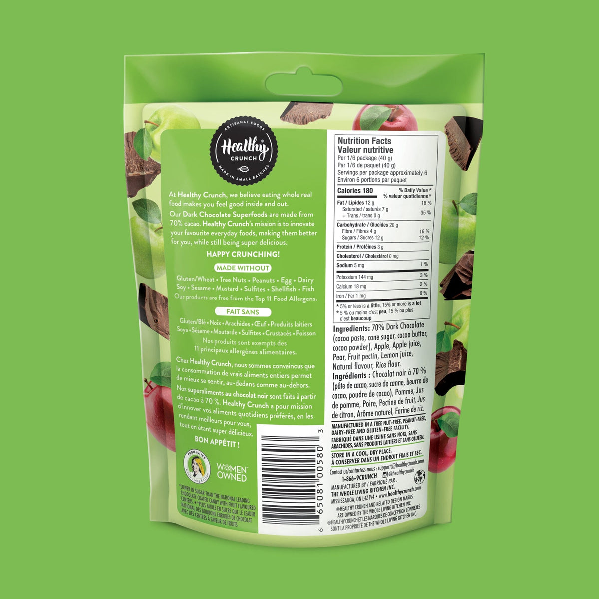 Apple Dark Chocolate Superfoods