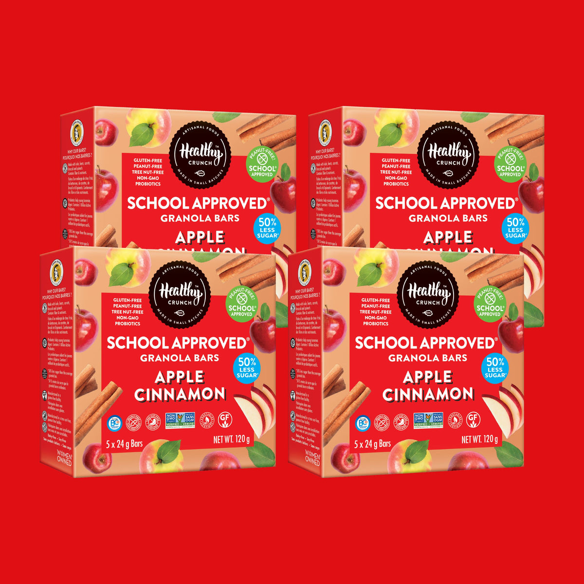 Apple Cinnamon Granola Bars