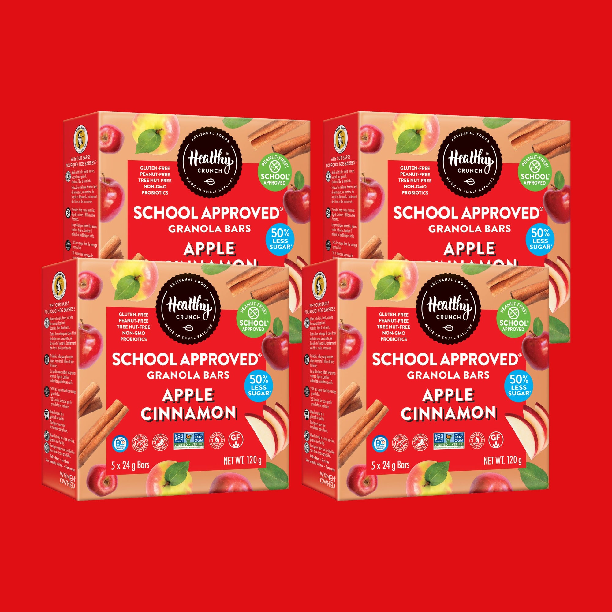 Apple Cinnamon Granola Bars