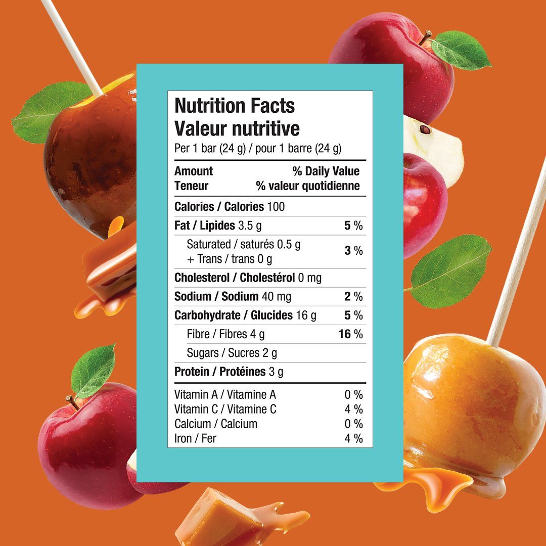 Caramel Apple School Approved Granola Bars