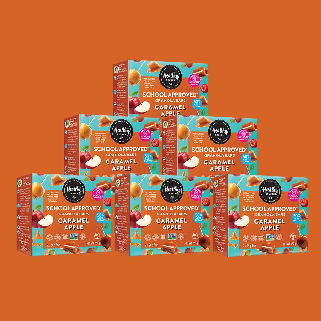 Caramel Apple School Approved Granola Bars
