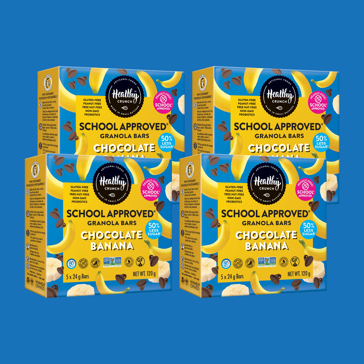 Chocolate Banana Granola Bars