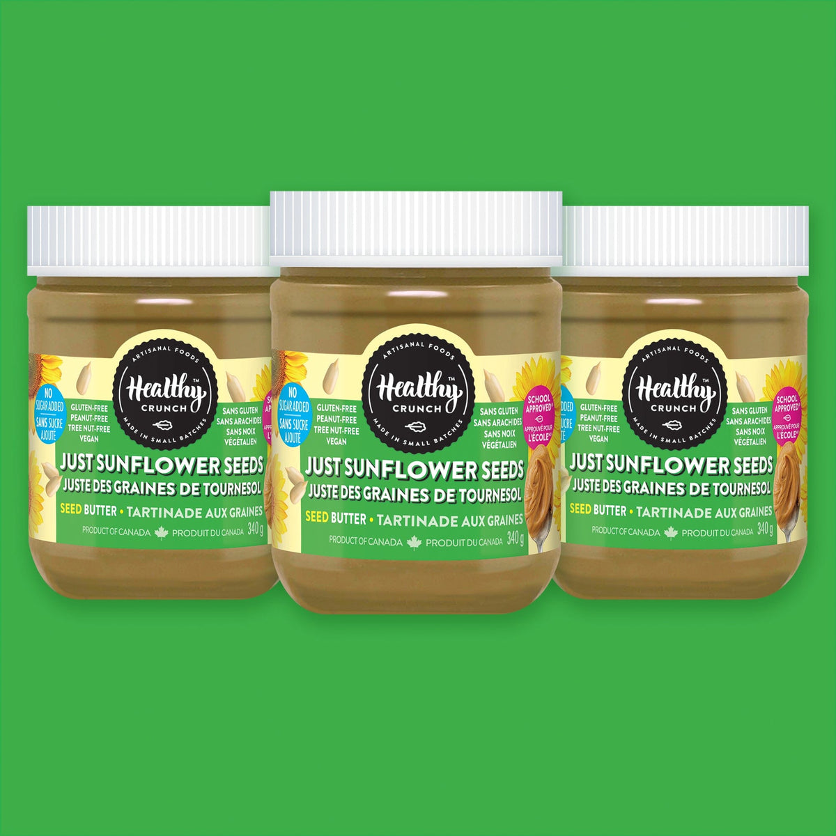 Just Sunflower Seed Butter (No Sugar Added)