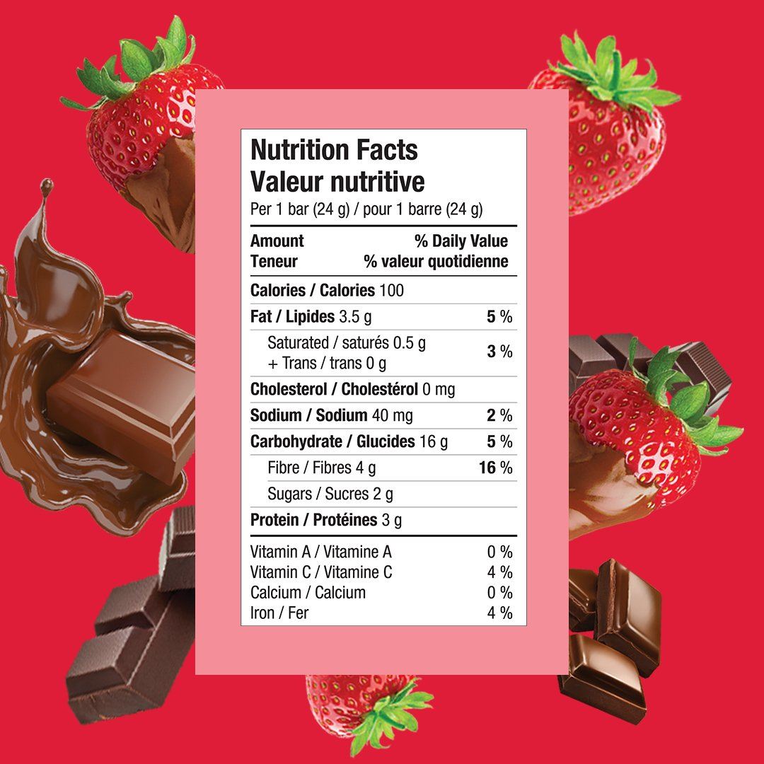 Strawberry Chocolate School Approved Granola Bars