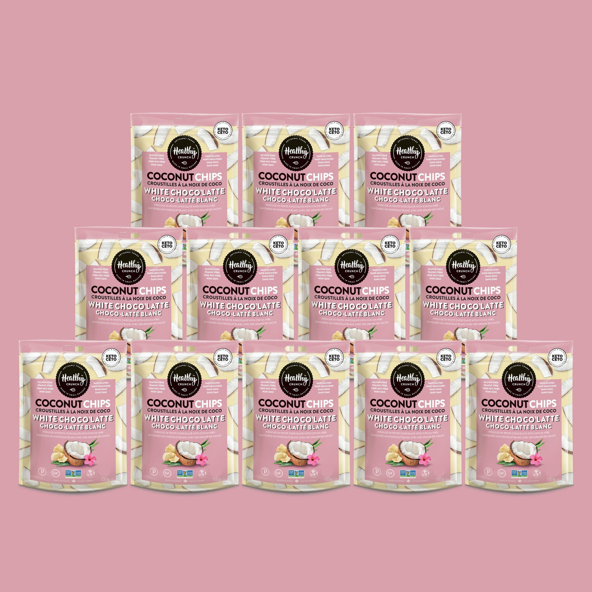 White Choco&#39;Latte Coconut Chips