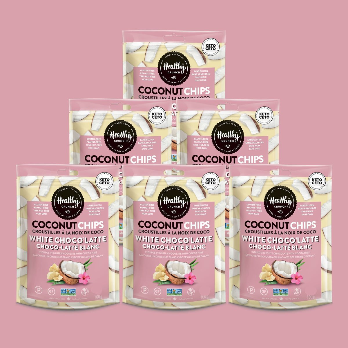 White Choco&#39;Latte Coconut Chips